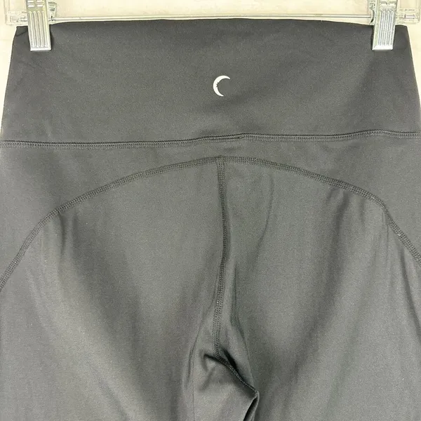 Moto Leggings Size 12 Cropped Black Athletic Athleisure READ - Image 7