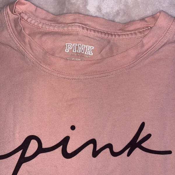 PINK Victoria’s Secret Long Sleeve Pink Shirt And Honey Shirt - Image 2