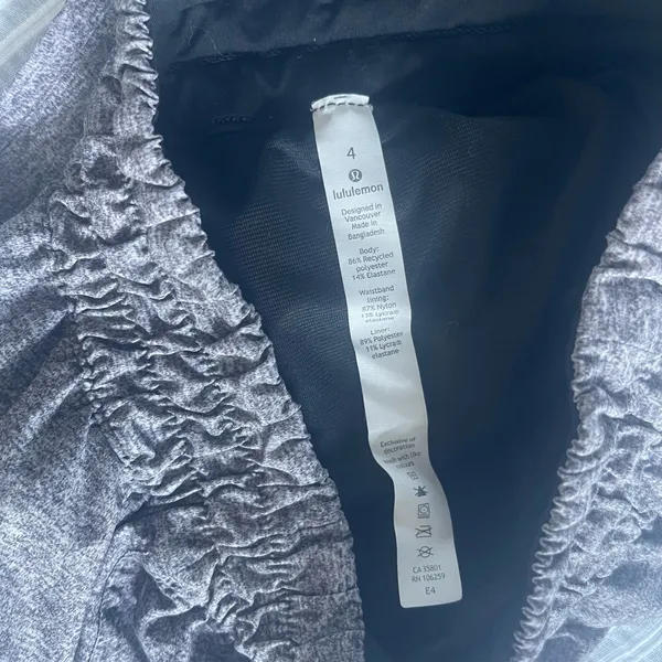 Grey lululemon shorts  - Image 4