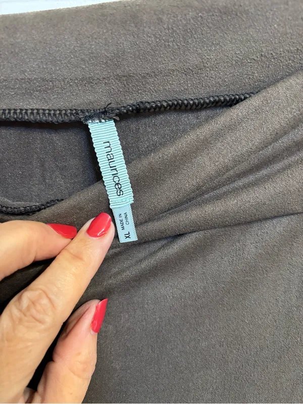 Maurice's Olive/Hunter Green Fold-Over Maxi Skirt - Image 2