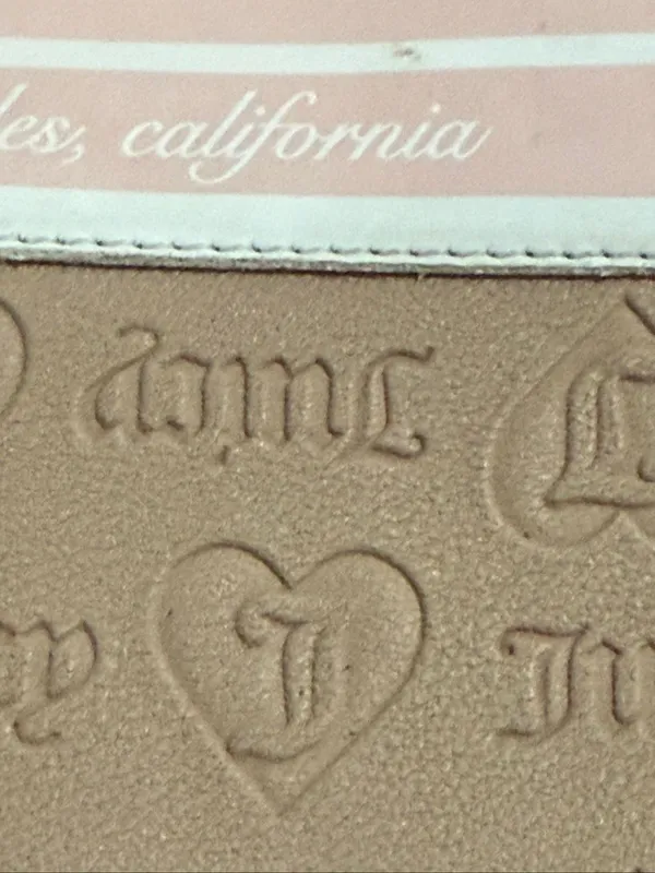 Juicy Couture Fashionista Tote, Sand Stone pink tan bag purse - Image 4