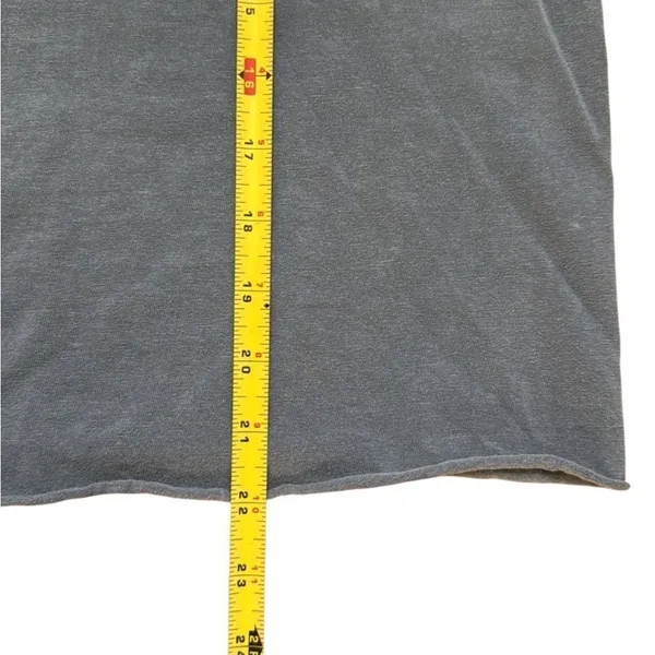 American Vintage Vintage Faded Mission Beach San Diego Blue Tshirt Medium Cropped - Image 6