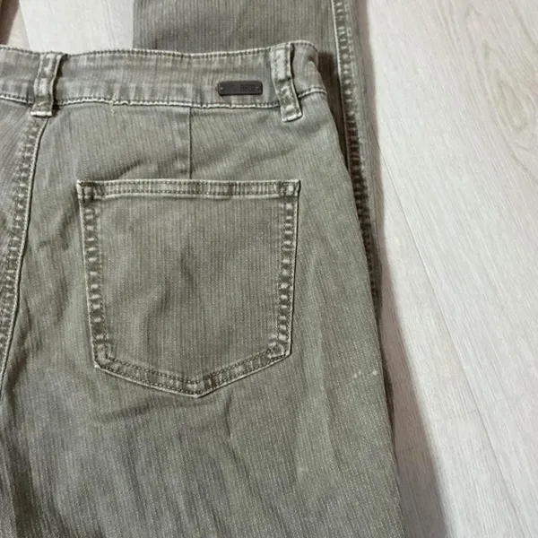 BKE Utility Granola Cargo Pants Women 27 Green Gorpcore‎ Workwear Straight Leg - Image 6