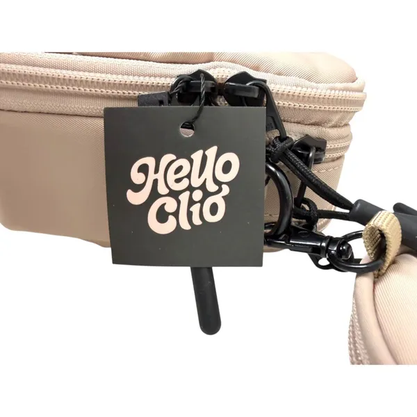 Hello Clio Original Belt Bag Crossbody E Reader Kindle Purse Beige NEW with Tags - Image 4