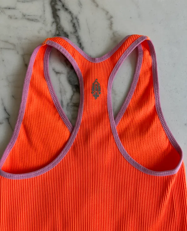 Free People Movement Orange Purple Sports Bra - Image 6