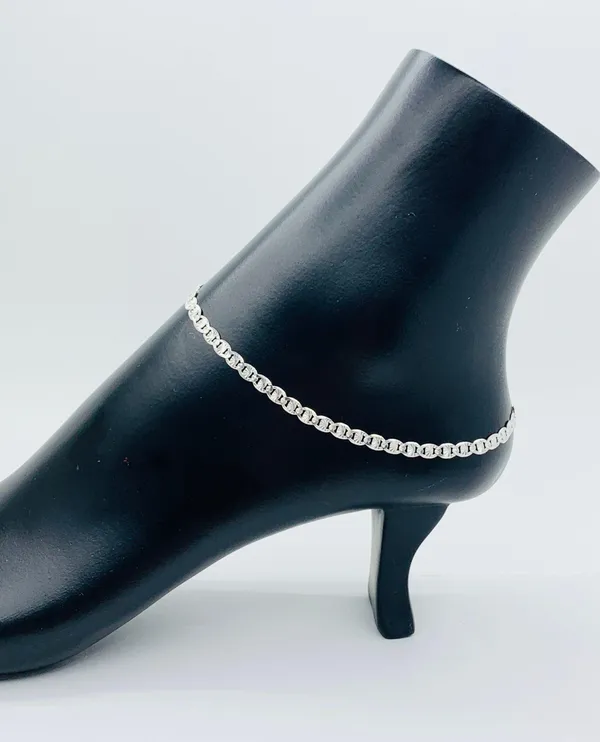❤️ Sterling Silver 925 Ankle Bracelet 10” ❤️ - Image 4