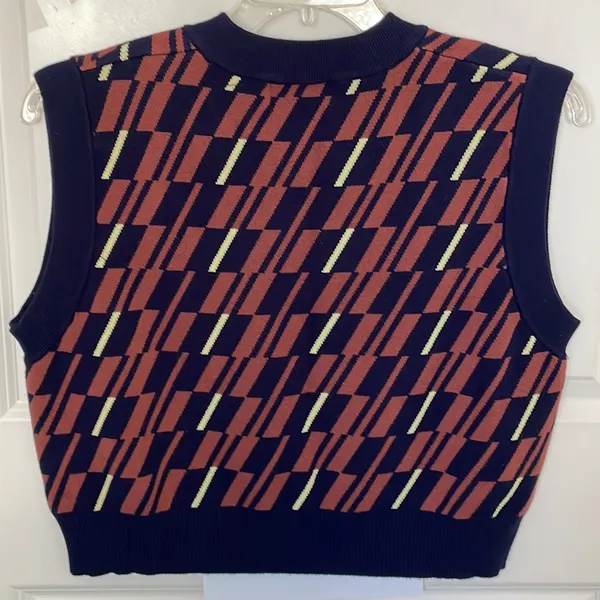 Cider Crop Sweater Vest Academia - Image 2