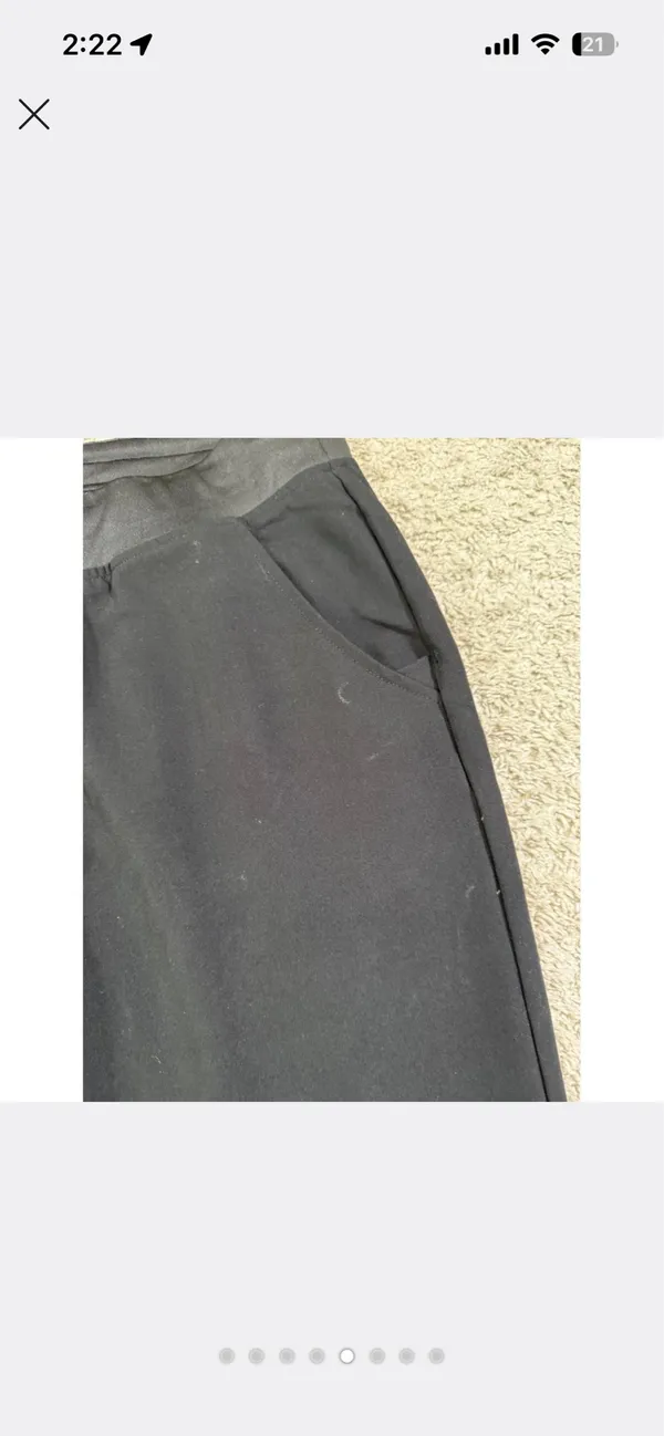 Black FIGS Scrub Pants - Image 3