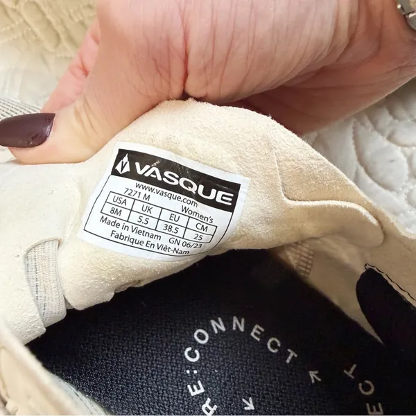 Vasque Women’s Here Mid Hiking Sneaker Sz 8 White - Image 8