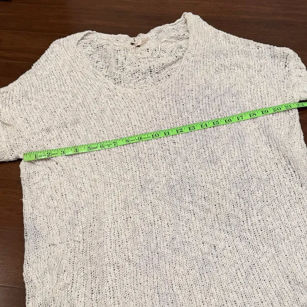 Anthropologie Free People White Tunic Sweater - Image 4