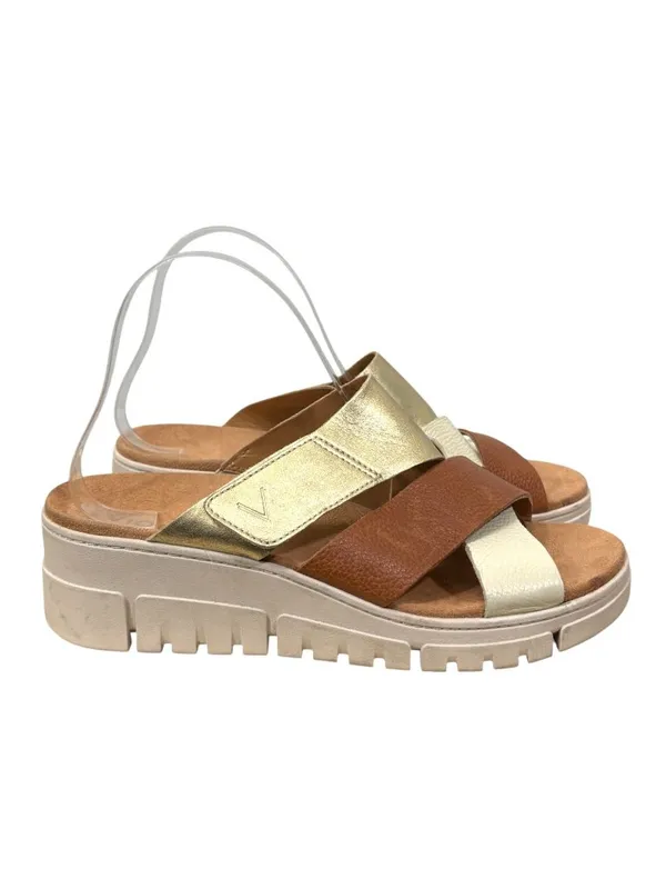 Vionic Uptown Sunset Supportive Wedge Slide Sandals Size 9.5 - Image 3