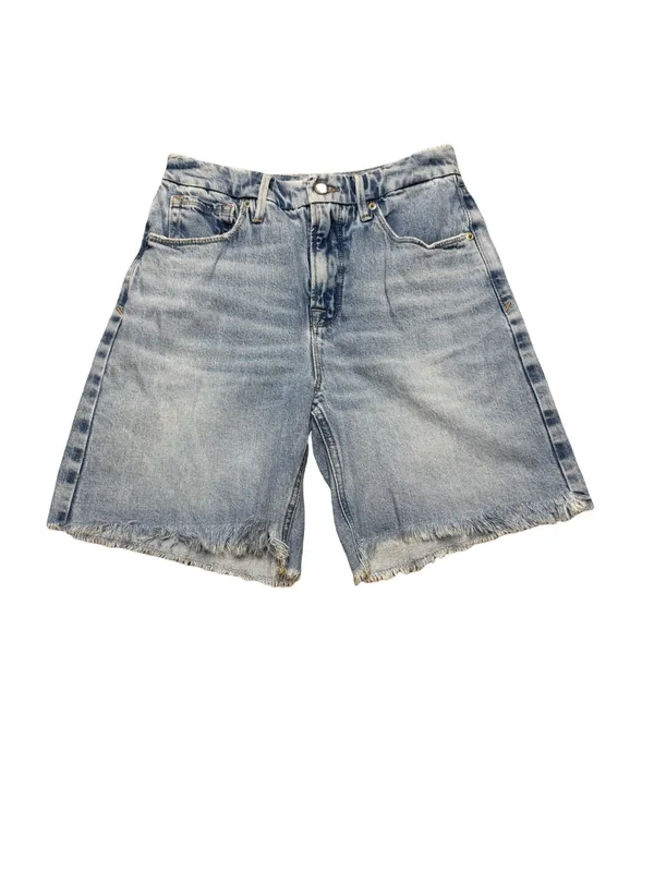 💙 Good American Good ’90s Denim Shorts Size 2/26 Light Wash Cutoff Jean Shorts 💙 - Image 2