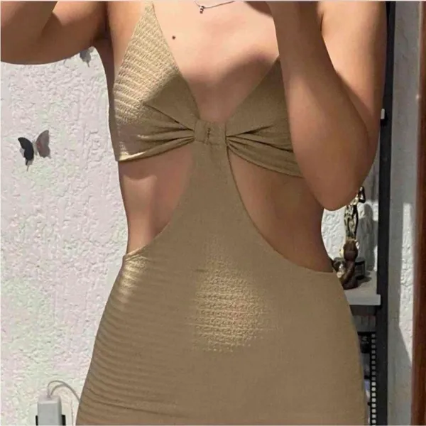 Shein Maxi Cut-Out Dress - Image 2