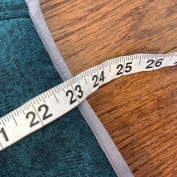 L.L. Bean snap neck fleece pullover size MP green - Image 9