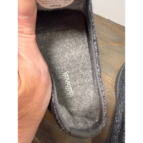 Allbirds Wool Lounger Slip-On Shoes Women's 7 Dark Gray Merino Wool - Image 11