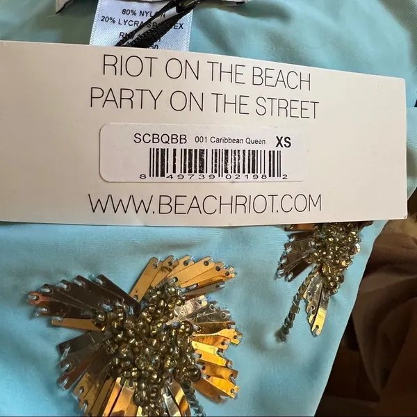 Beach Riot Beaded Bikini Bottom nwt‎ - Image 6