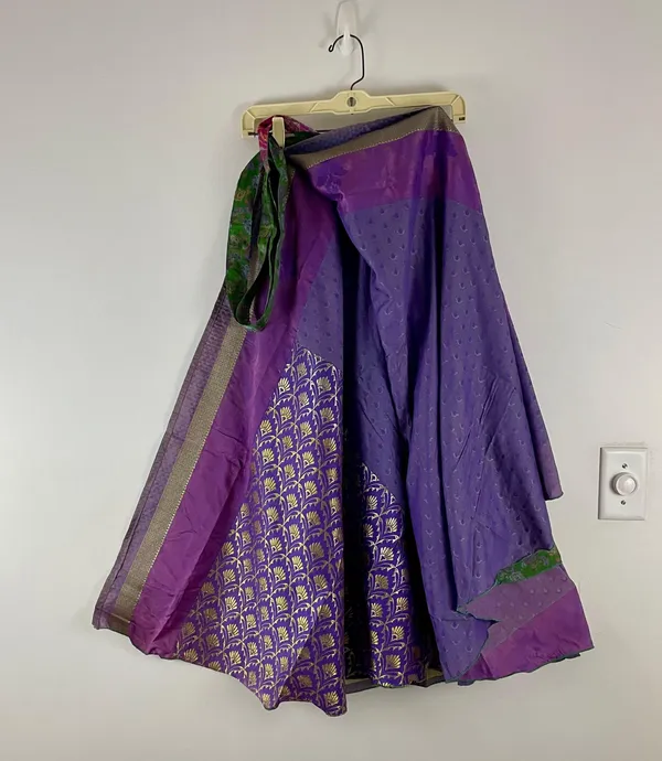 Reversible Wrap Maxi Skirt BIN168 - Image 2