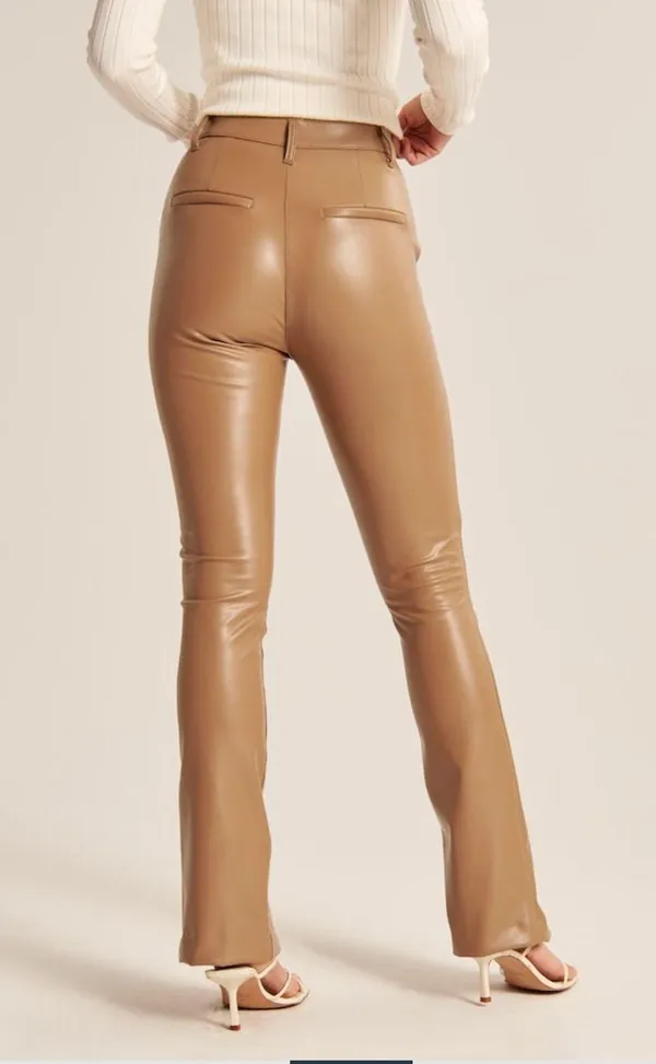 Abercrombie Leather Pants Size 24 - Image 3