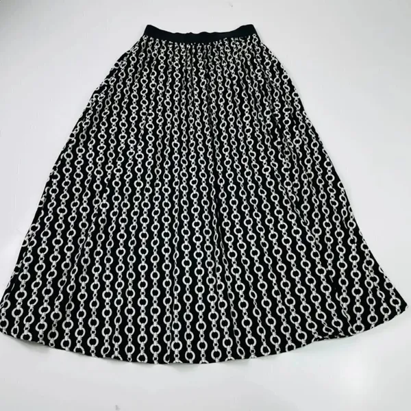 Bonnie Alex Black Chains Midi Skirt‎ Size Medium - Image 2