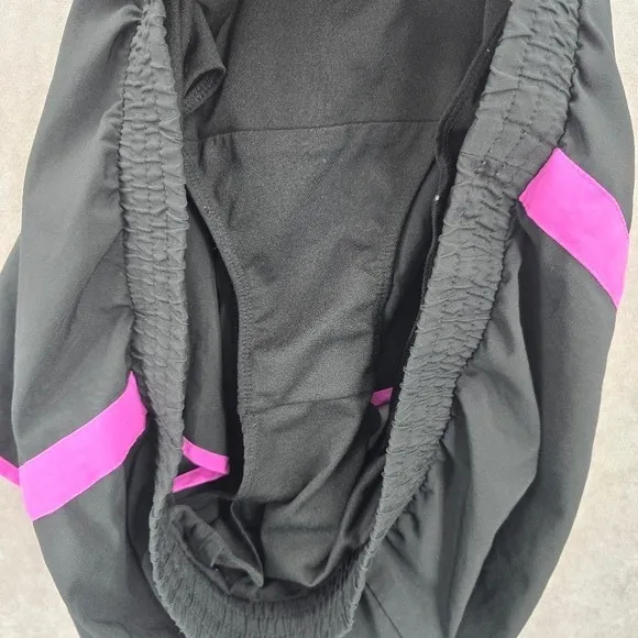 Old Navy Active Black Purple Shorts Pull On Athletic Running Shorts L‎ Large - Image 4