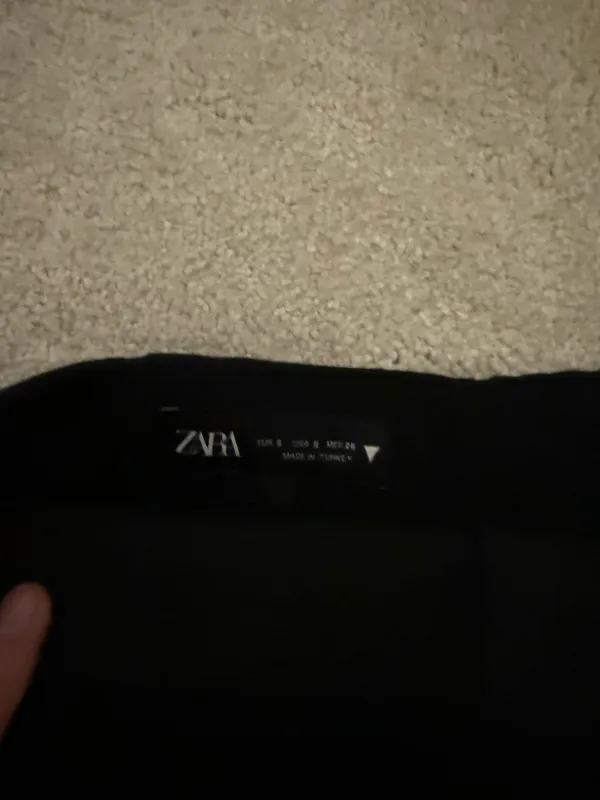 Zara black mini skirt - Image 3
