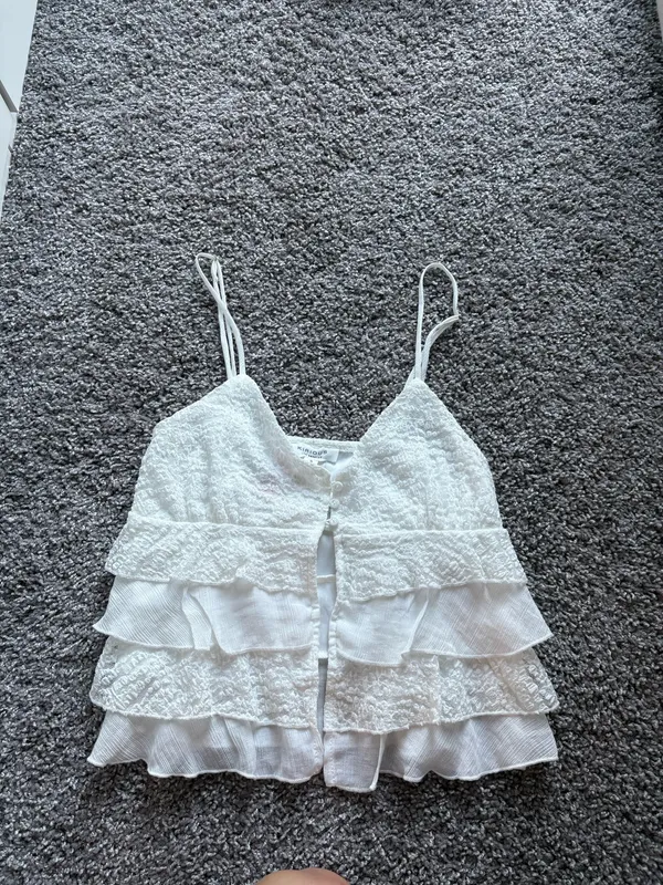 White lace tank top - Image 2