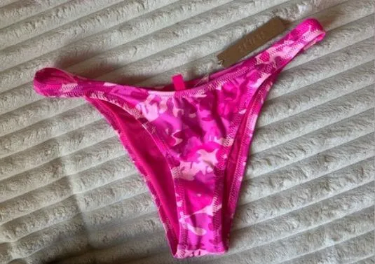 SKIMS Pink Bikini Set M - Image 6