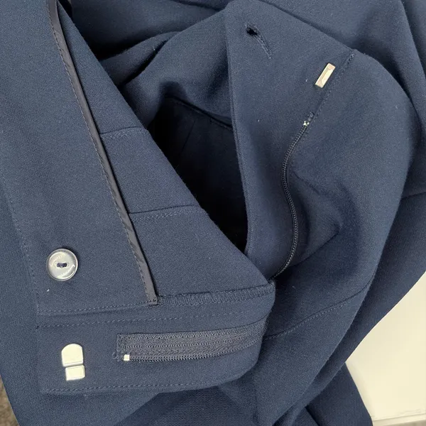 Abercrombie & Fitch Navy Forme Straight Pants - Image 7