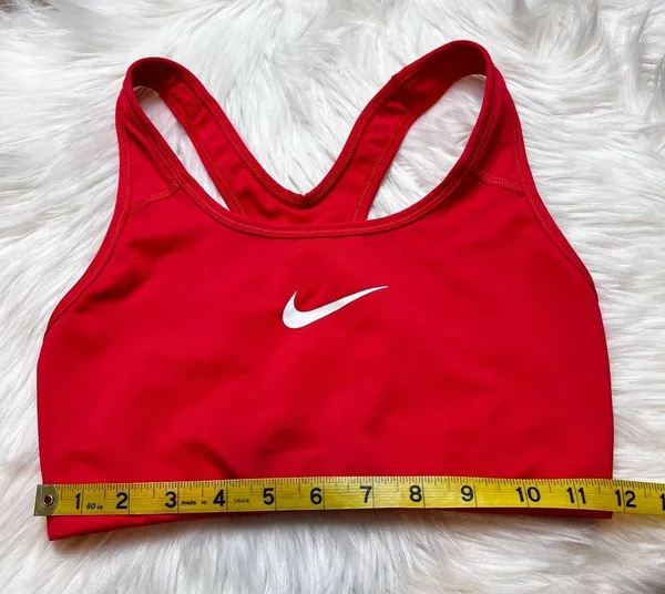 Nike Dri Fit Classic Red Sports Bra. Size S EUC - Image 6