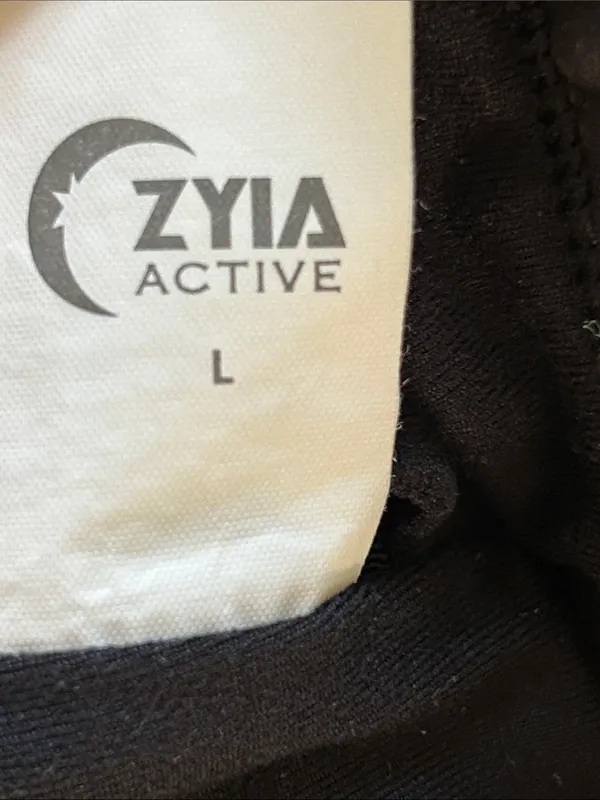 Zyia Active Flower Power Racerback Sports Bra size Large - Image 2