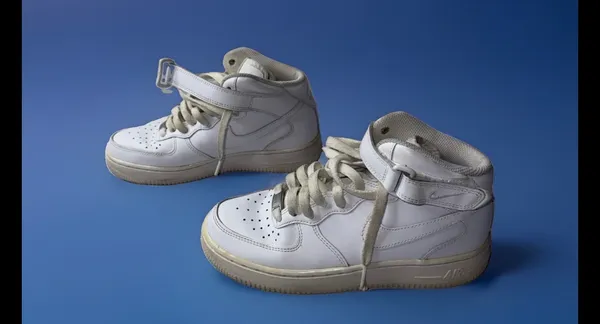 White Air Nike Force 1 mid  - Image 3
