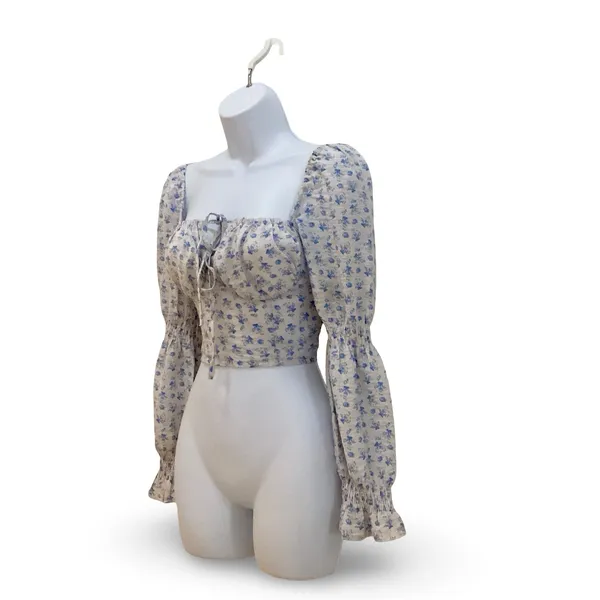 Suite 2939 Cropped Top White - Image 2
