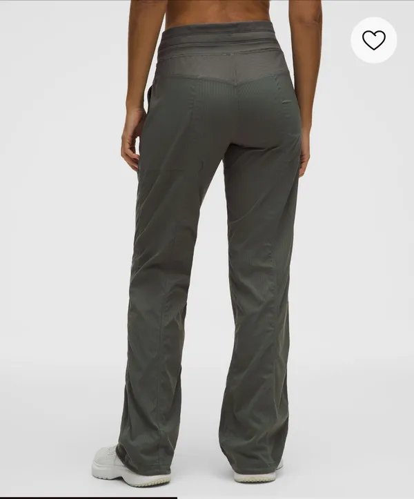 Lululemon Dance Studio Pants Mid-Rise (Palm Deco Green) - Image 2