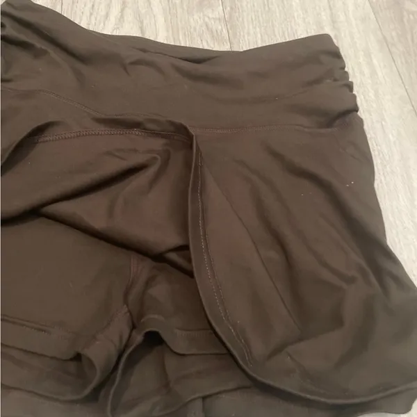 Cotton Candy Chocolate Brown Skater Skirt - Image 2