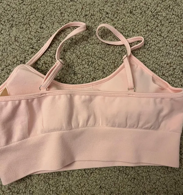 Light pink sports bra Size M - Image 2