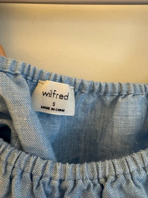 Aritzia Wilfred Linen Blouse - Image 3