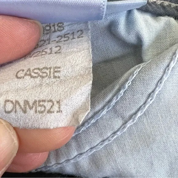 Paige Skyline Skinny Cassie Jeans 28 Regular Blue Dark Wash‎ Stretch Denim EE - Image 8