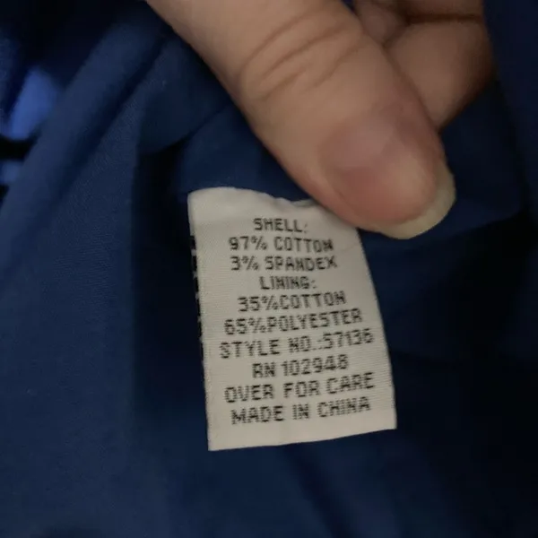 *Tulle Anthropologie New Royal Blue Double Breasted Peacoat Jacket#HC - Image 9