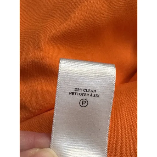 A.L.C. Kennedy‎ Trouser Pants Clementine Orange Straight Leg Slacks NEW Size 00 - Image 7