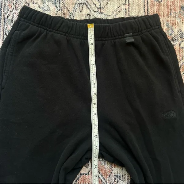 The North Face High Rise Black Women’s Jogger Sweatpants Size Medium Black Logo - Image 7