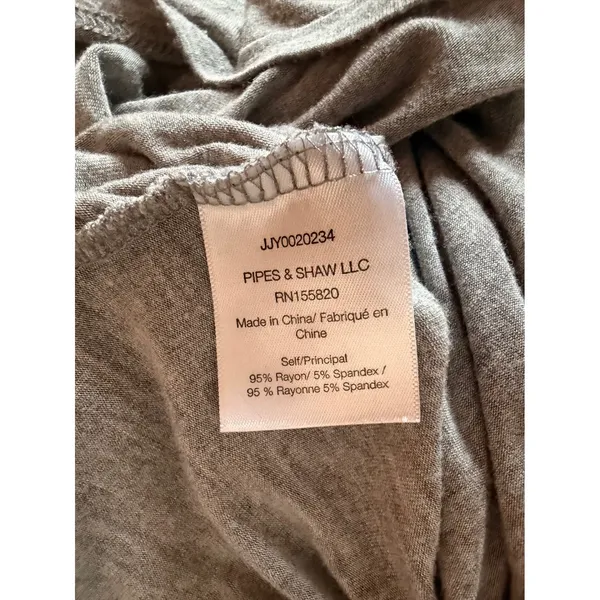 Veronica Beard Medium Grey Ruched Turtleneck Dolman Midi Dress - Image 7