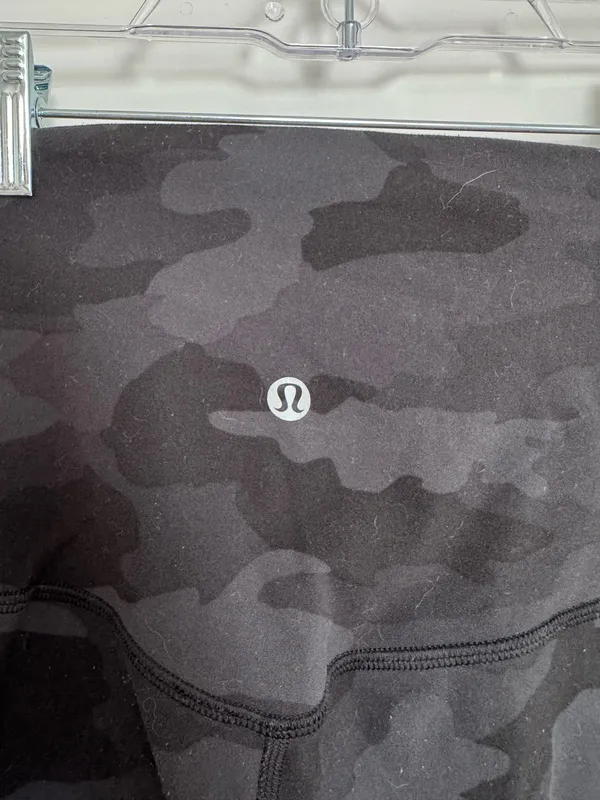 Lululemon Camo Leggings Black size 2 - Image 2
