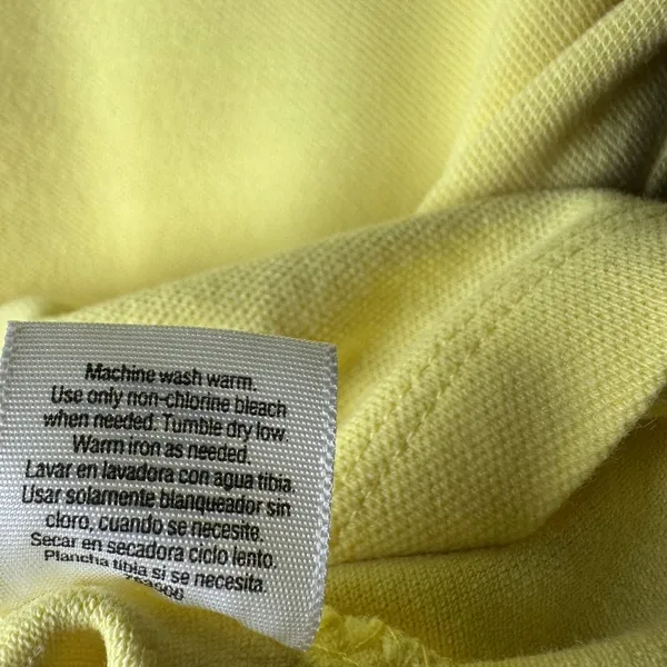 St. John’s Bay Women’s Petite Polo Shirt‎ Small – Yellow Short Sleeve - Image 7