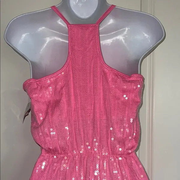 NWT! Aeropostale Pink Sequin Dress Size XS - Image 4
