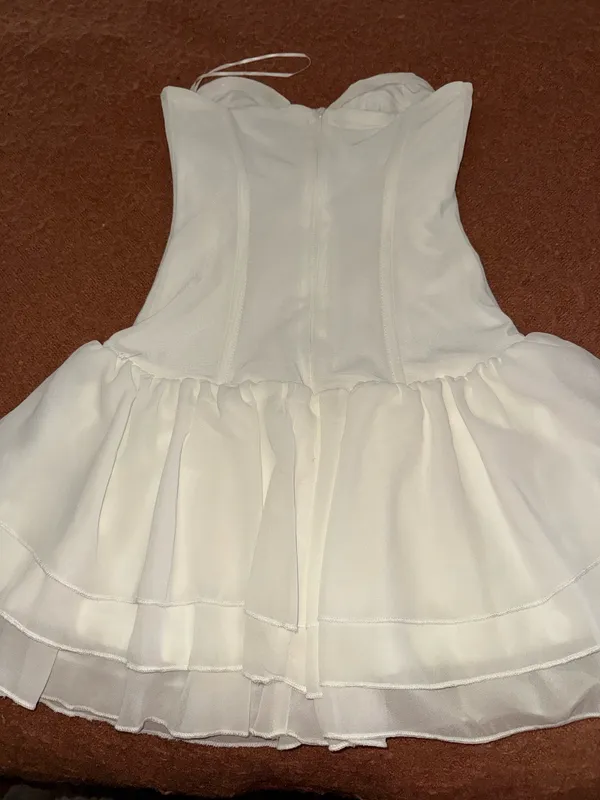 Edikted Corset Dress Pleated Mini - Image 2