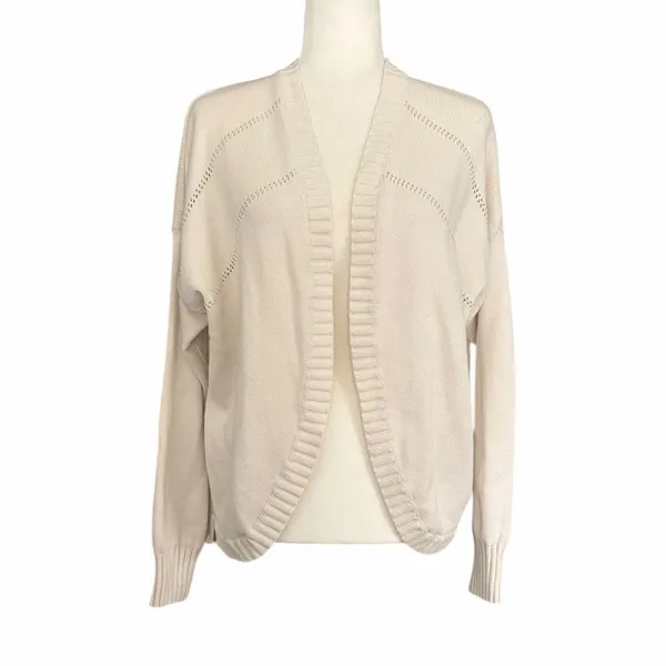 Tentree Anoba Cardigan Ivory Size Large - Image 3