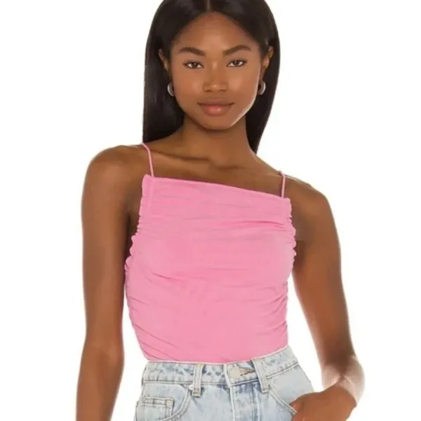 REVOLVE Superdown Jessa Ruched Tank in Pink Size XS‎ - Image 7