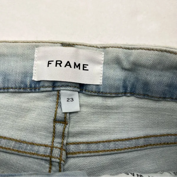 Frame Le‎ Crop Mini Boot Cut Denim Jeans Womens Size 23 Mid-Rise Blue NEW - Image 2
