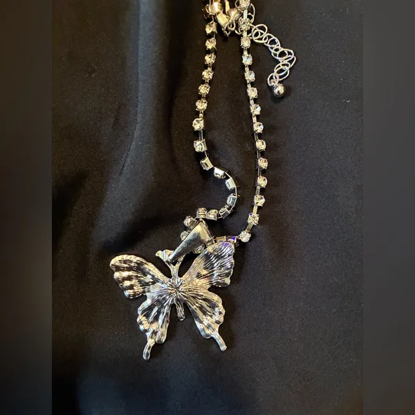 Butterfly Tennis Necklace - Image 3