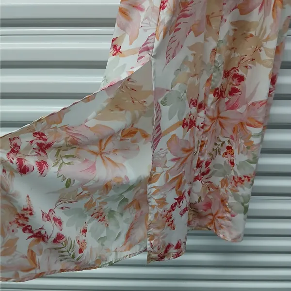 Band Of The Free Sundress Women Large Pink Floral Boho Cottage European Summer - Image 6